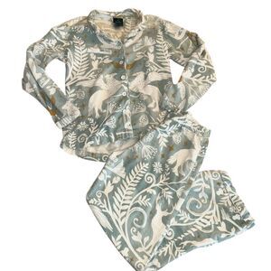 Pottery Barn Teen Harry Potter Damask Organic PJ Set